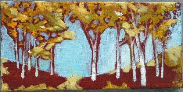 Birch Grove 1 by Karen Phillips~Curran