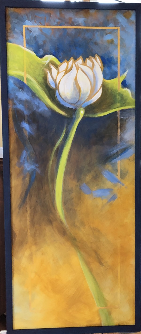 Water Lily Floating by Karen Phillips~Curran