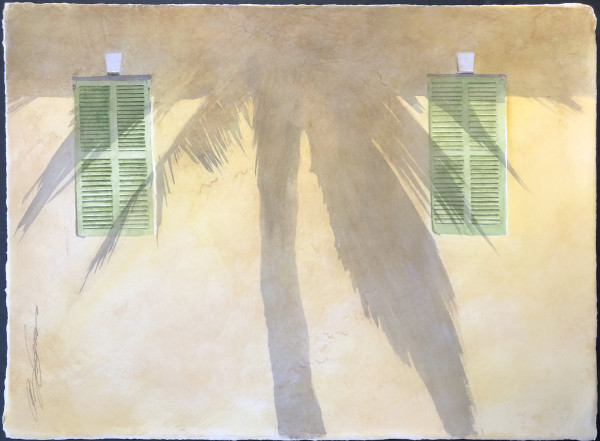YELLOW PALM SHADE by Karen Phillips~Curran