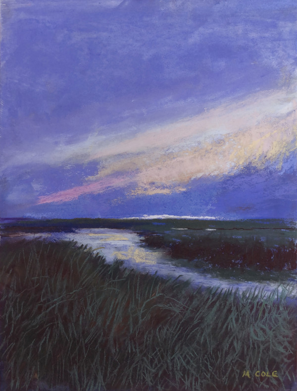 Evening  Marshes II by Marie Cole
