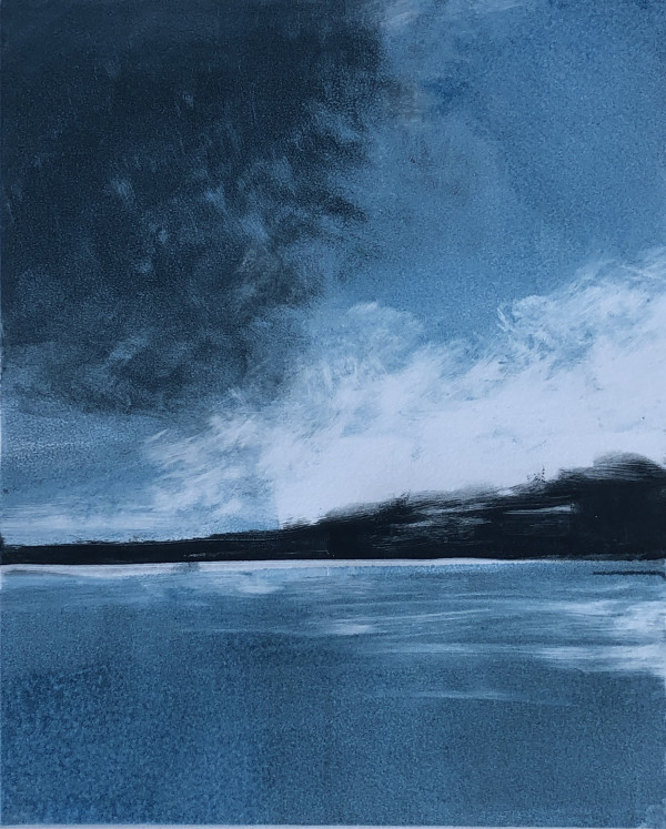 Evening Blues IX by Marie Cole