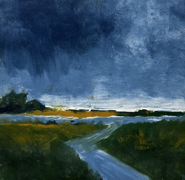 Nighttime Marshes II by Marie Cole
