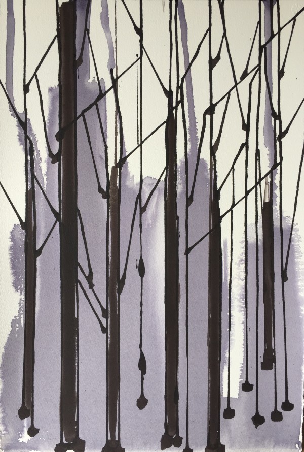 Graphic forest by Kirsten Johnston