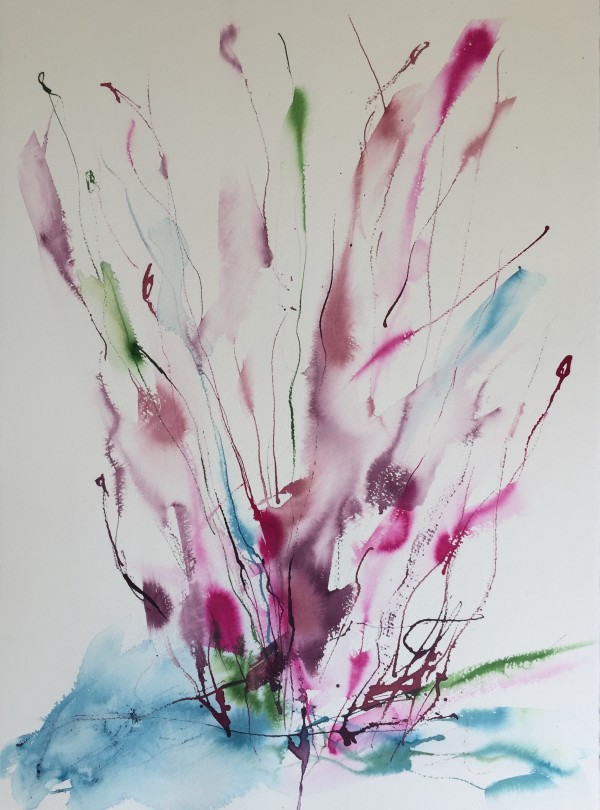 Grass - pink by Kirsten Johnston
