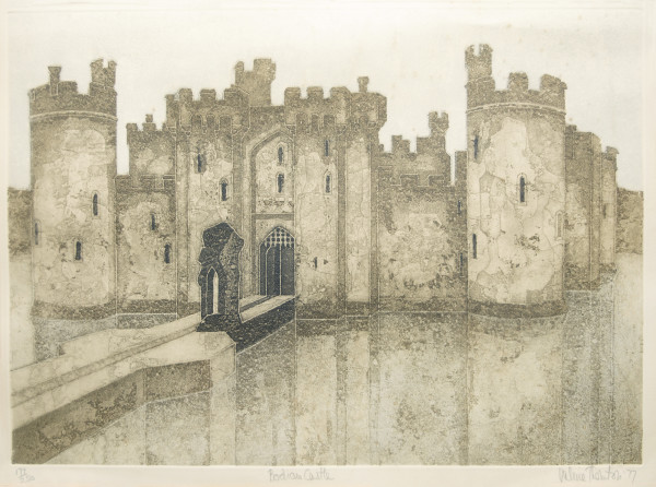 Bodiam Castle by Valerie Thornton