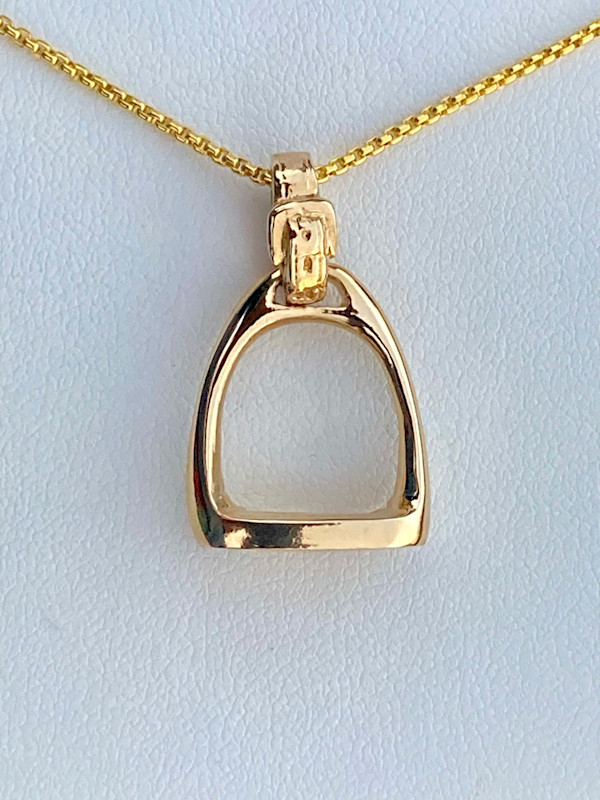 Gold Stirrup by Salina Ramsay