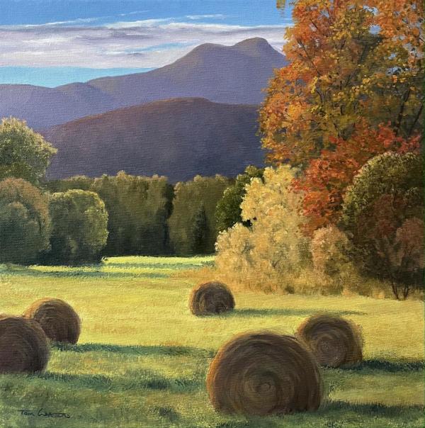 Autumn Hay Rolls by Thomas Waters