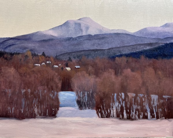 Winter Light on Camels Hump by Thomas Waters