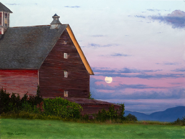 Moonrise On The Farm by Thomas Waters, Image 1.