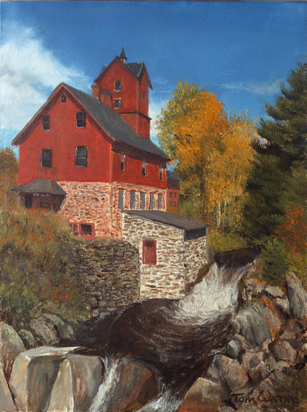 The Old Red Mill by Thomas Waters