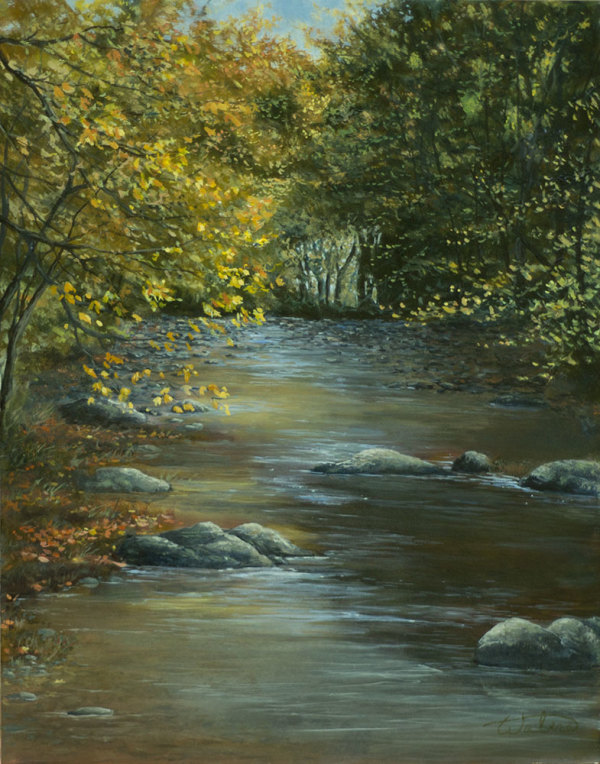 Autumn Stream, Waitsfield by Thomas Waters