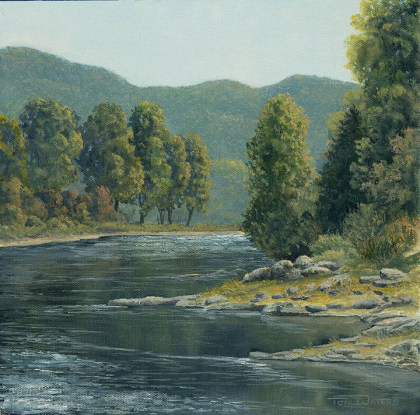 River Bend, Johnson Vermont by Thomas Waters
