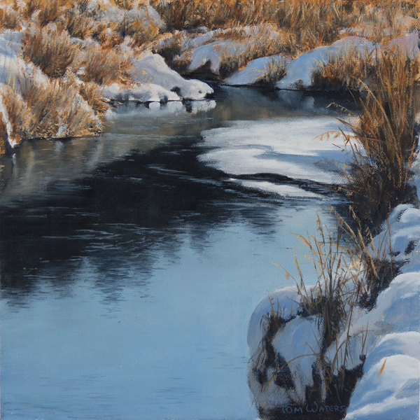 Winter Marsh Study II by Thomas Waters