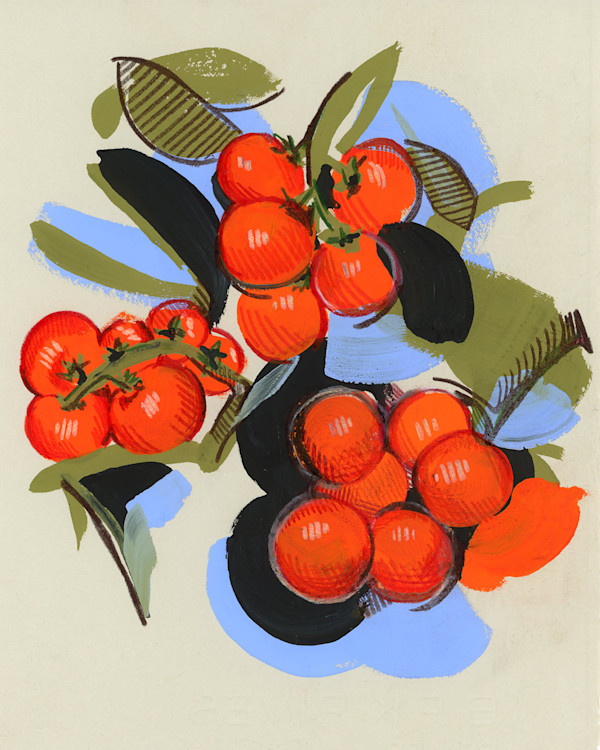 Grow, Grow Cherry Tomato II by Elizabeth Noble