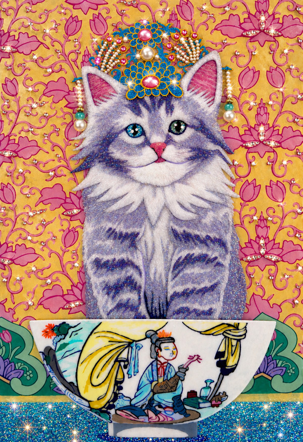 Ming Empress Cat by Francois Michel Beausoleil, Image 2.