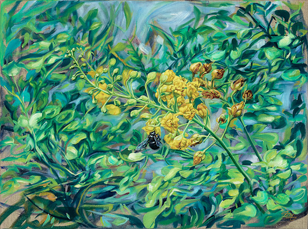 Golden Raceme by Jessica Monroe Fine Art