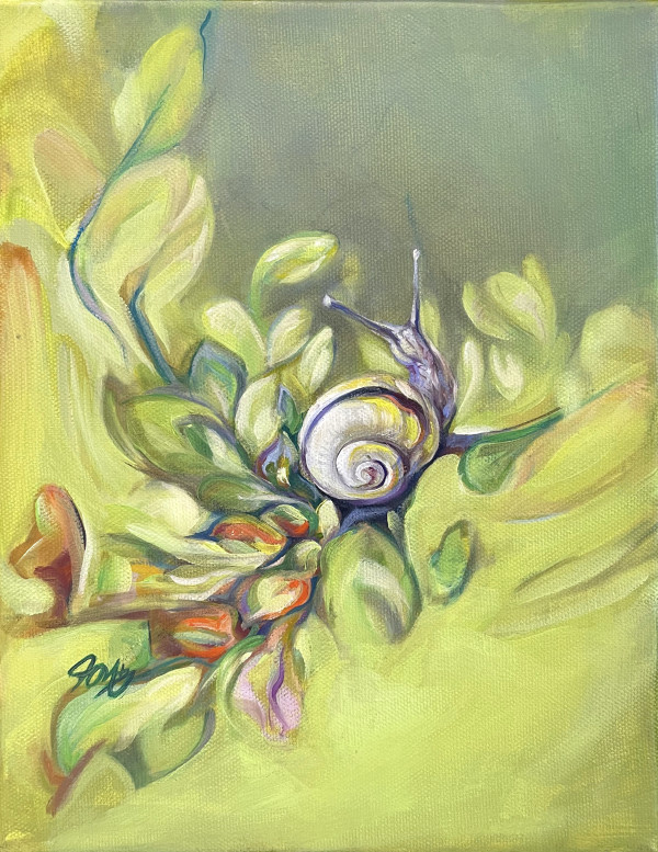 Snail in an Abstract Land I
