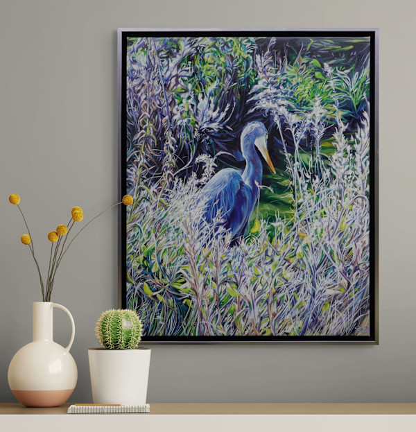 Blue Heron V by Jessica Monroe Fine Art