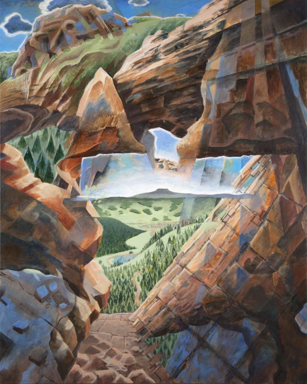 "Cave and Butte" by Jeff Dallas