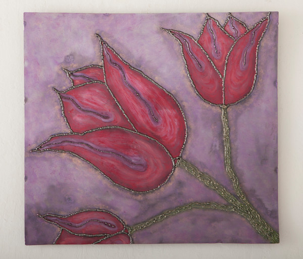 3 tulips by Angela Ridgway
