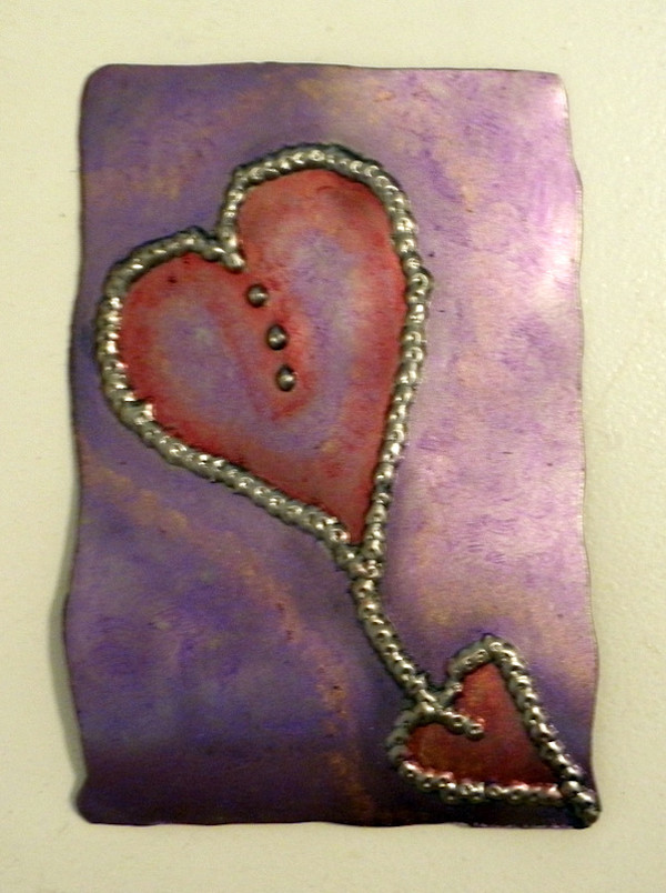 heart postcard 3 [2010] by Angela Ridgway