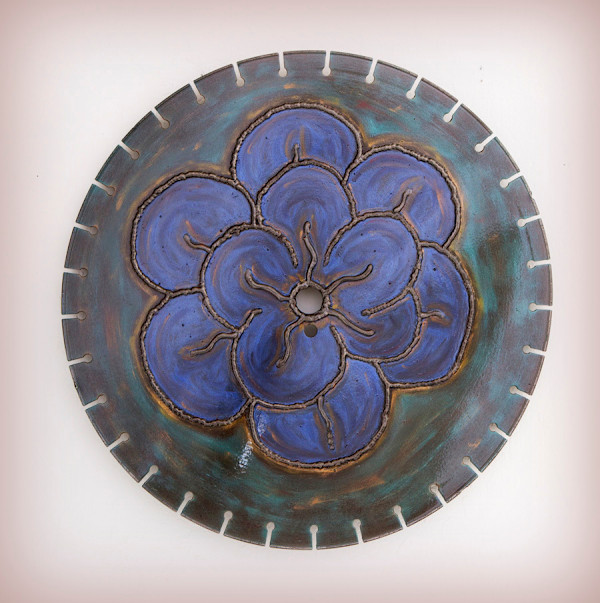 purple flower (large)  [2010] by Angela Ridgway