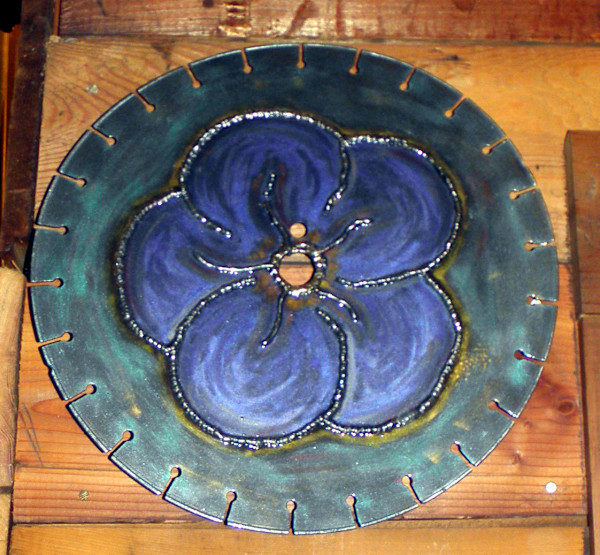 purple flower (small)  [2010] by Angela Ridgway