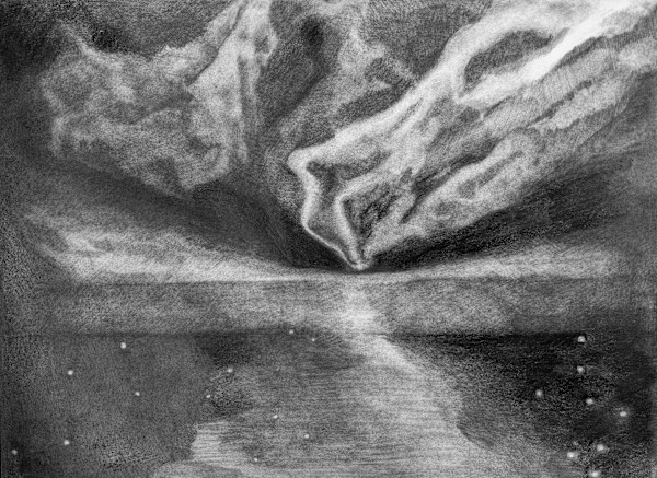 the space around, water droplets by Laura Cleary Williams