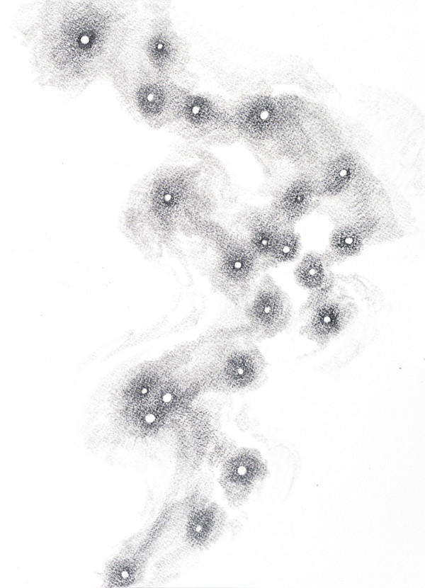 the space around, dropped lavender no 3 by Laura Cleary Williams