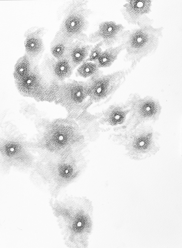 the space around, dropped lavender no 4 by Laura Cleary Williams