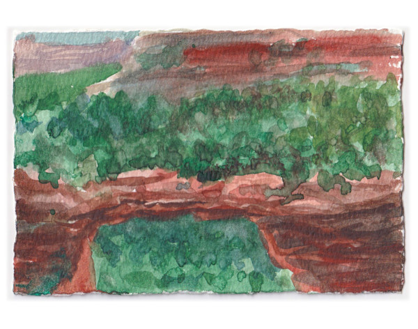 Sedona Watercolor 24 by Mari Pohlman