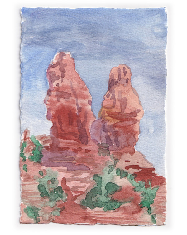 Sedona Watercolor 25 by Mari Pohlman