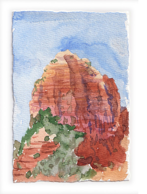 Sedona Watercolor 20 by Mari Pohlman