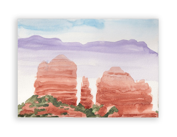 Sedona Watercolor 18 by Mari Pohlman