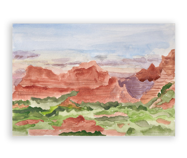 Sedona Watercolor 19 by Mari Pohlman