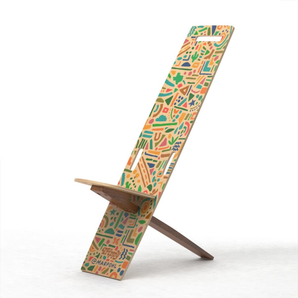 Trippy Chair by Mari Pohlman