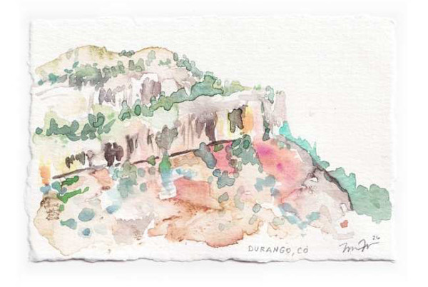Durango Watercolor 1 by Mari Pohlman, Image 2.