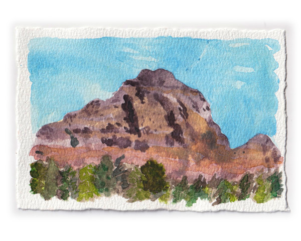 Sedona Watercolor 13 by Mari Pohlman