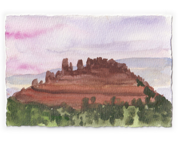 Sedona Watercolor 17 by Mari Pohlman