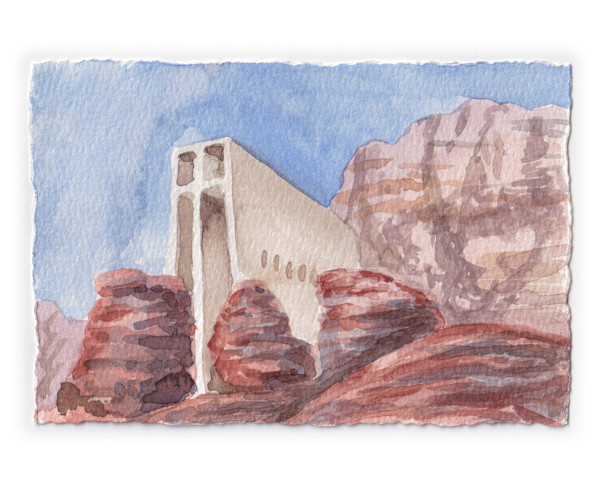 Sedona Watercolor 15 by Mari Pohlman