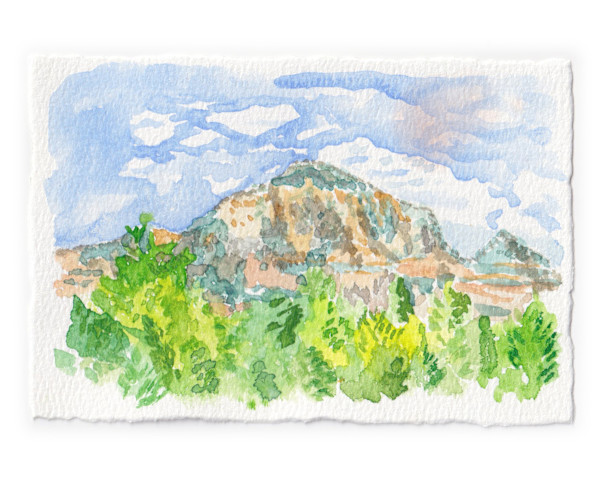 Sedona Watercolor 21 by Mari Pohlman