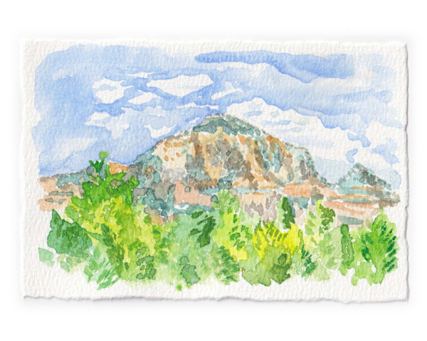 Sedona Watercolor 21 by Mari Pohlman