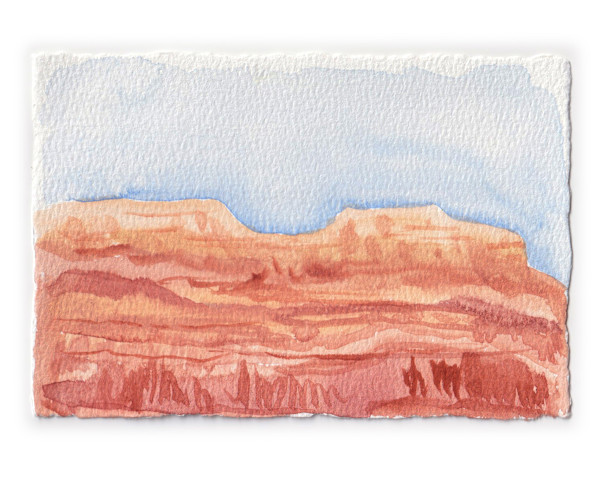 Sedona Watercolor 7 by Mari Pohlman