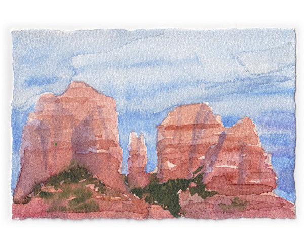 Sedona Watercolor 11 by Mari Pohlman