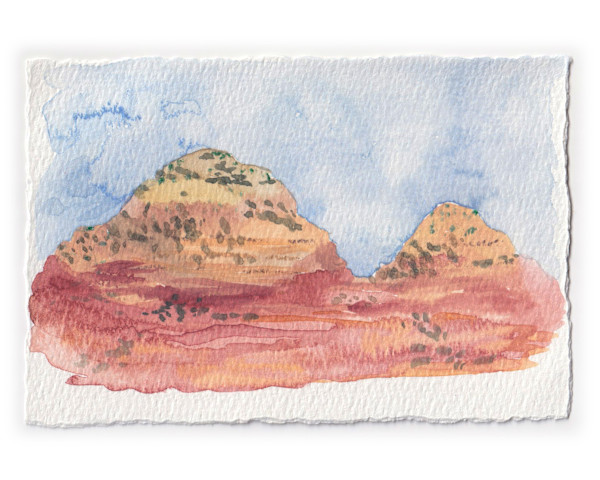 Sedona Watercolor 14 by Mari Pohlman