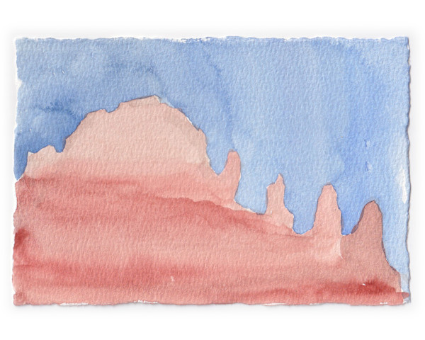 Sedona Watercolor 9 by Mari Pohlman