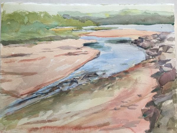Truman's Beach, Orient, New York by Ruth Westfall