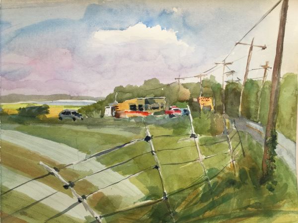 Latham's Farm Stand by Ruth Westfall