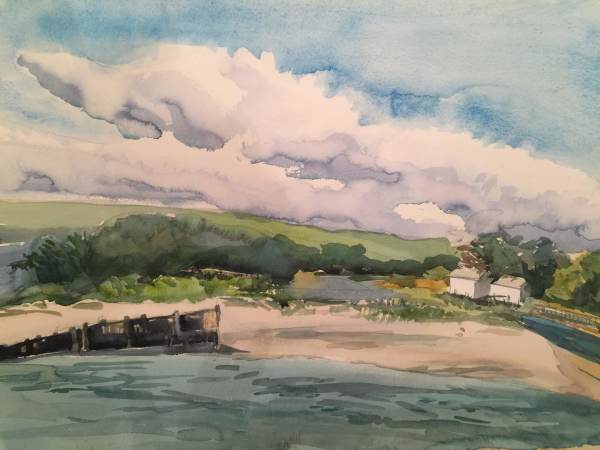 South Harbor Beach by Ruth Westfall