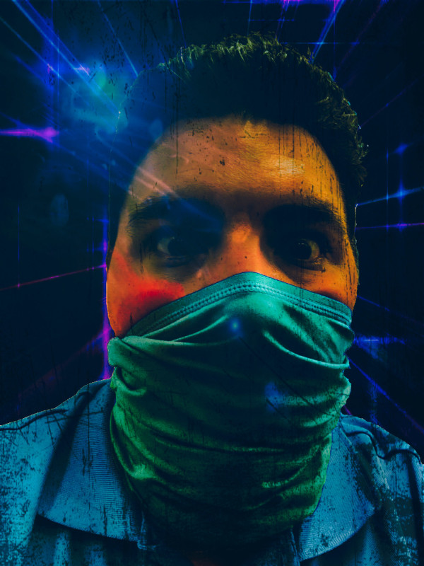 Austin at the pandemic disco by Edgar Turk